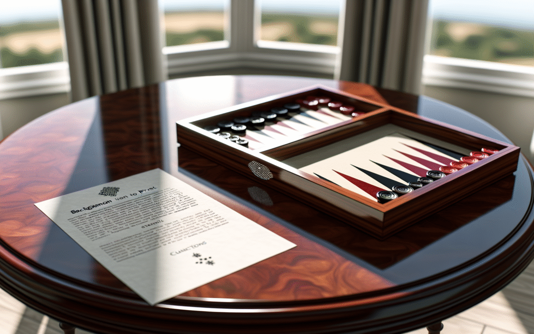 Backgammon à imprimer : tout ce que vous devez savoir
