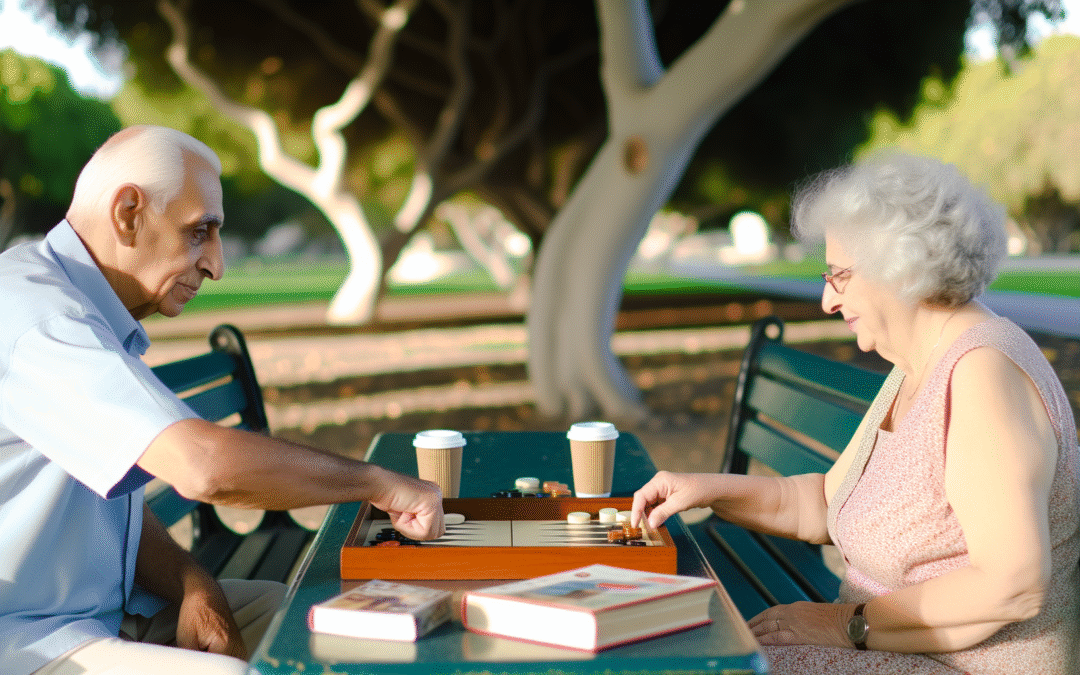 Jeu Backgammon pour les Seniors