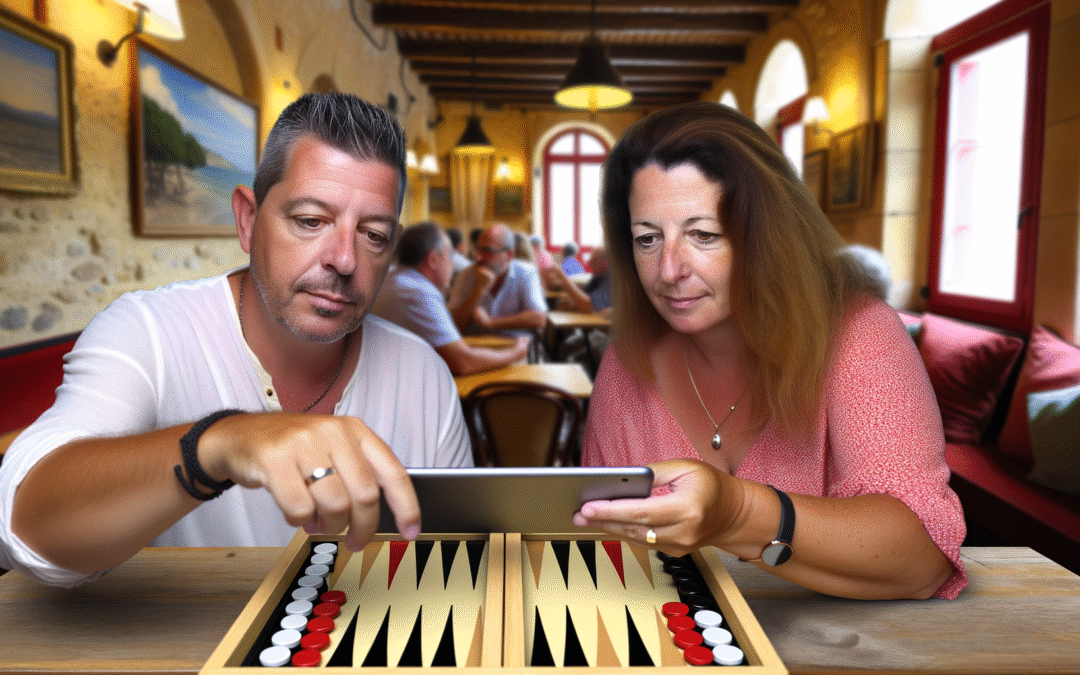 Backgammon numérique en ligne : Découvrez le jeu à portée de clic