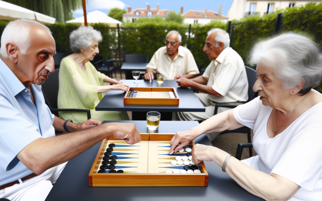 Backgammon pour seniors débutants