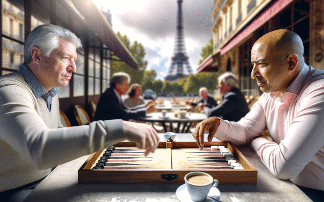 Jouer au backgammon avec un ami