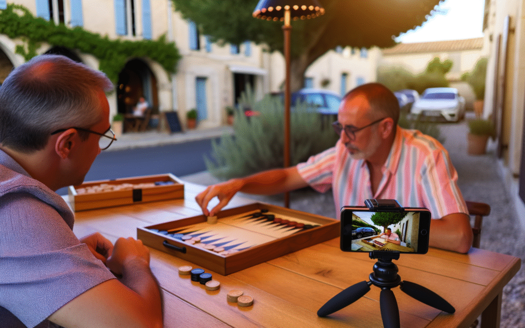 Jouer au backgammon avec webcam