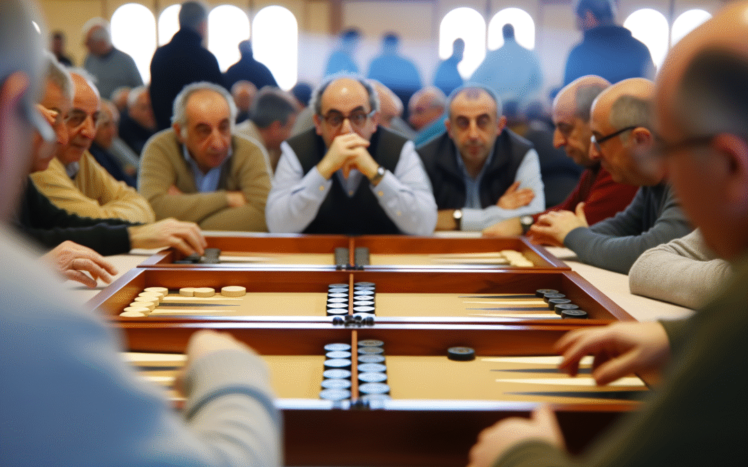 Niveau professionnel au backgammon