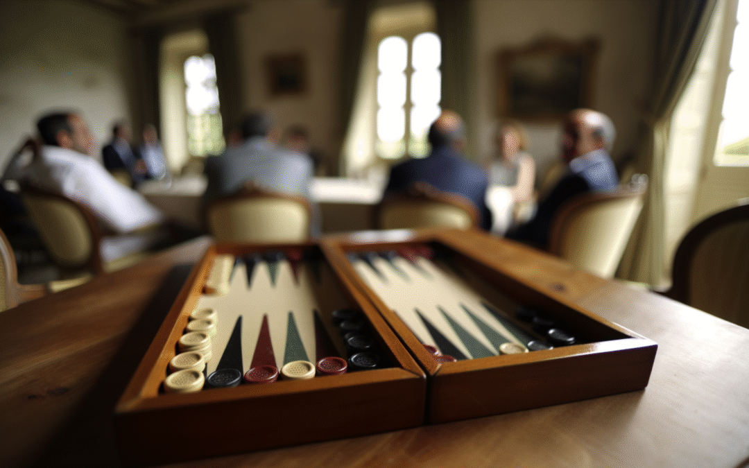 Organiser une partie de backgammon