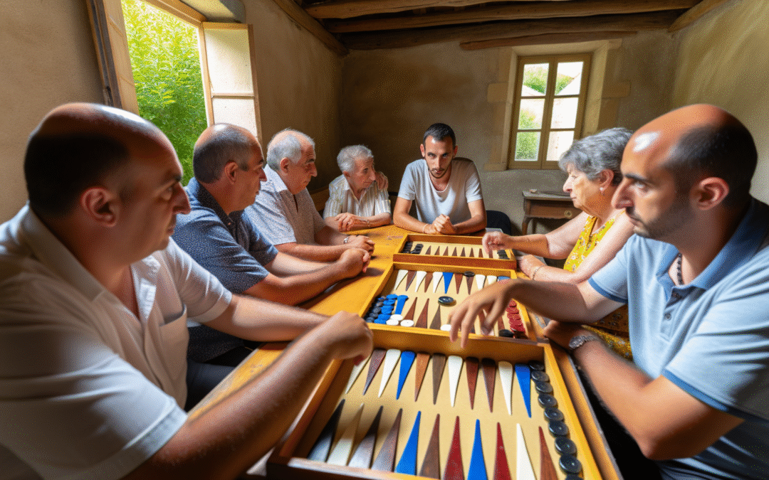Partie de Backgammon Commentée