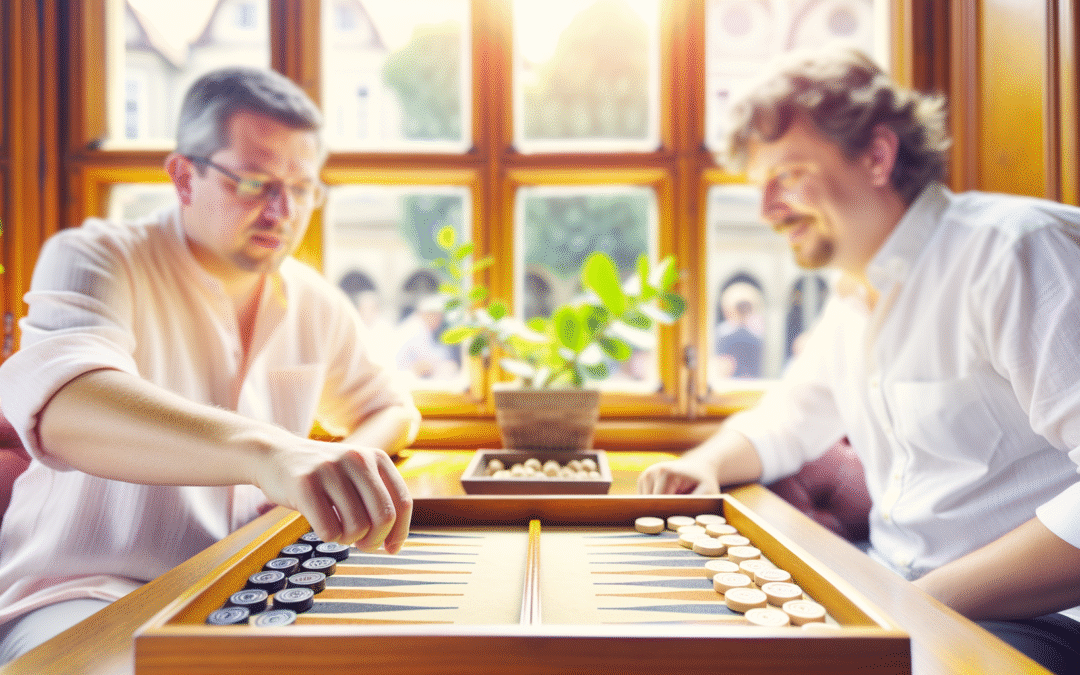 Backgammon à deux avec variantes