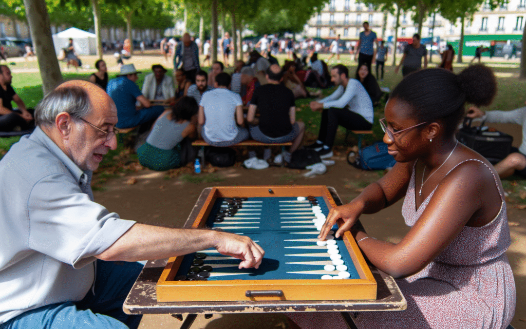 Backgammon jeux olympiques… imagination
