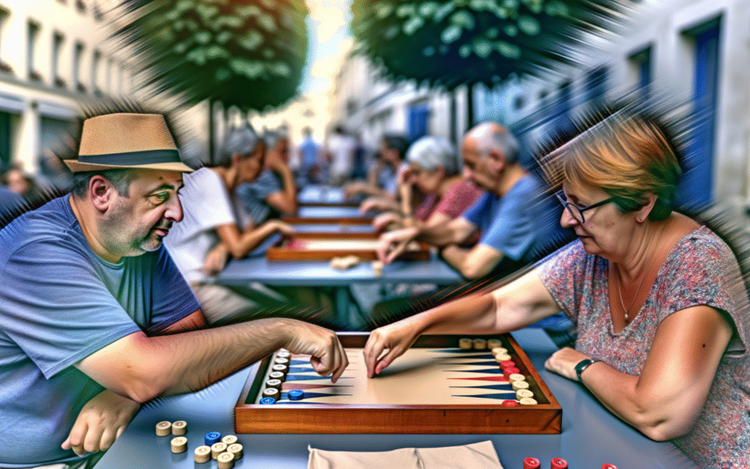 Backgammon pour gauchers