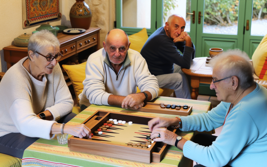 Backgammon stratégie pour seniors