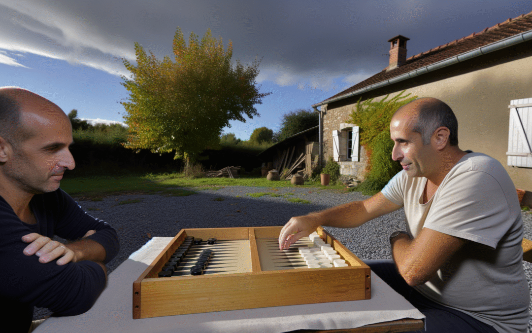 Créer une partie privée de backgammon