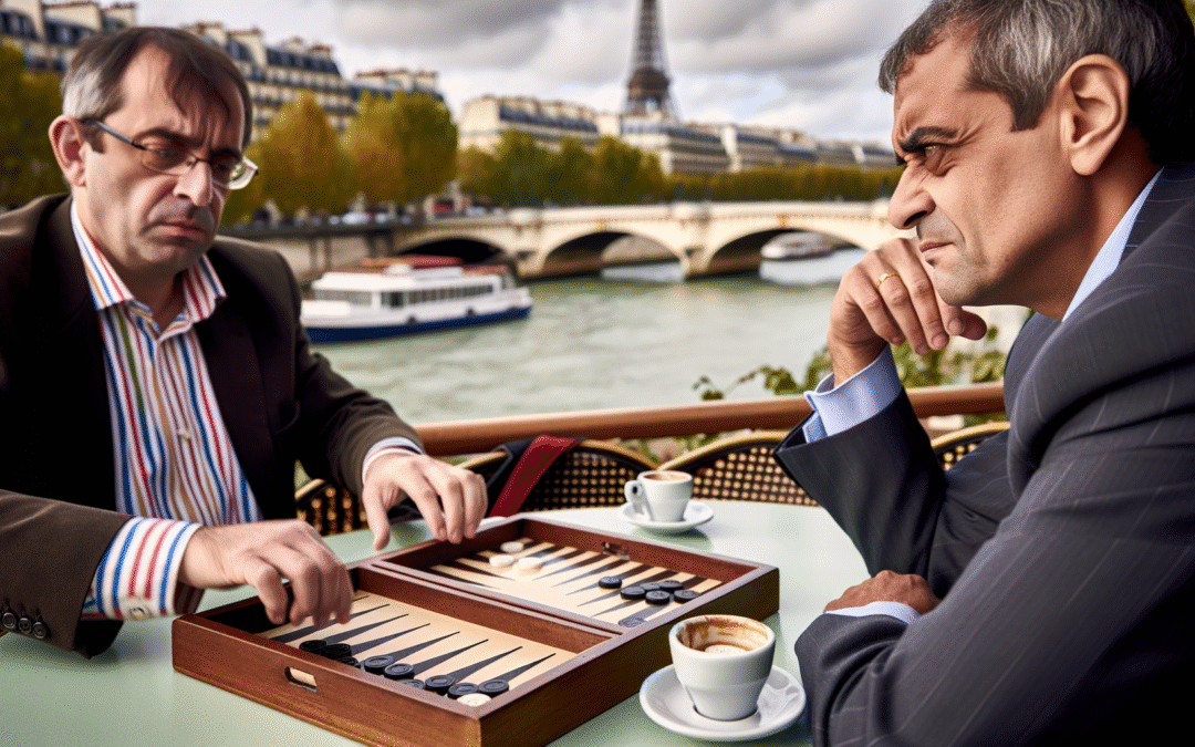 Jeu de Backgammon avec Paris