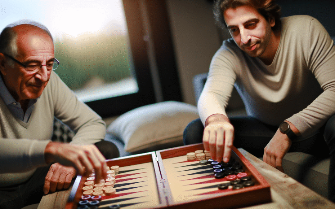 Jeu de backgammon tactique rapide