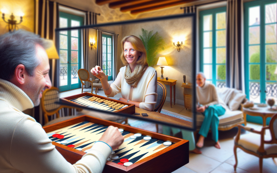Jouer au backgammon à 2 en ligne