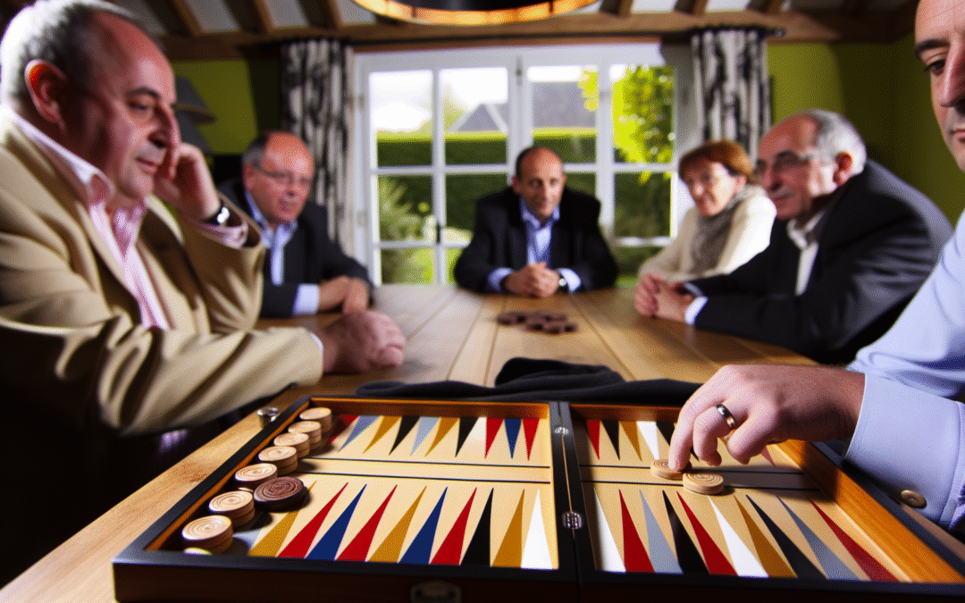 Plateau de backgammon sur mesure