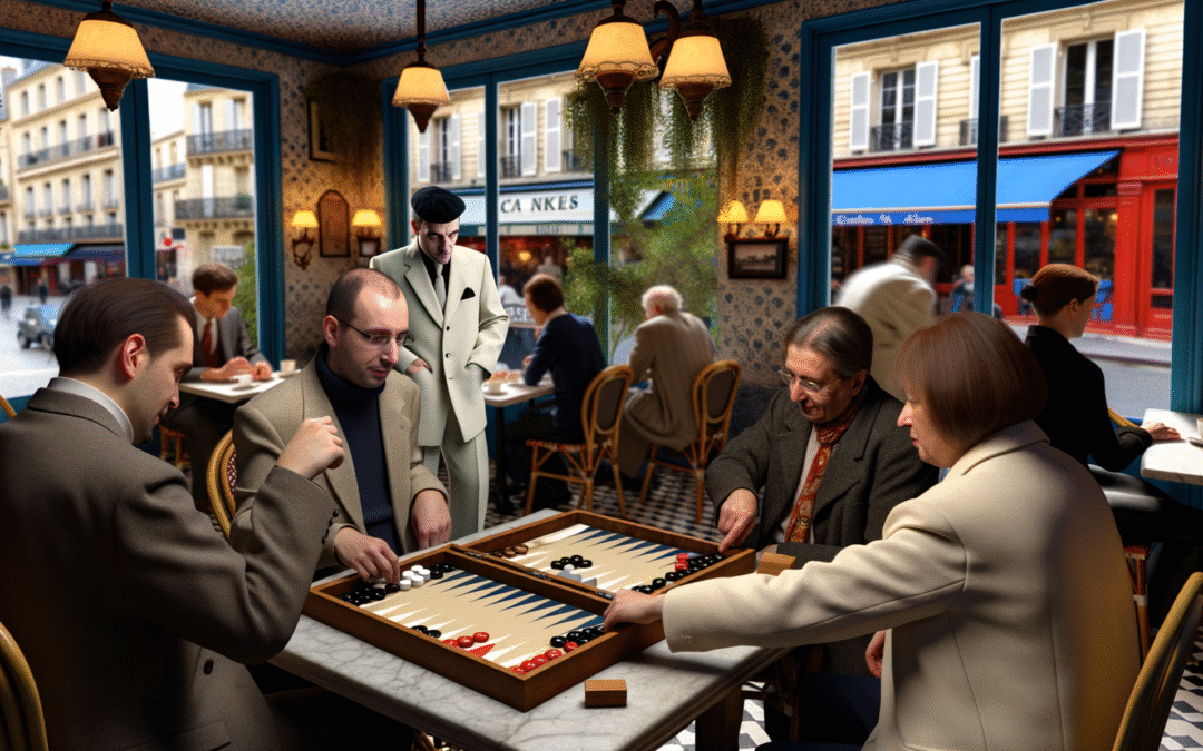Backgammon jeu de café