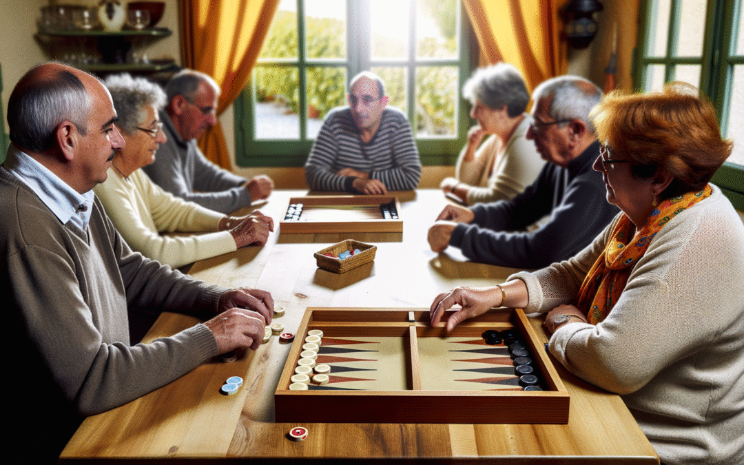 Backgammon jeu social