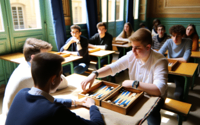 Backgammon pour animations scolaires