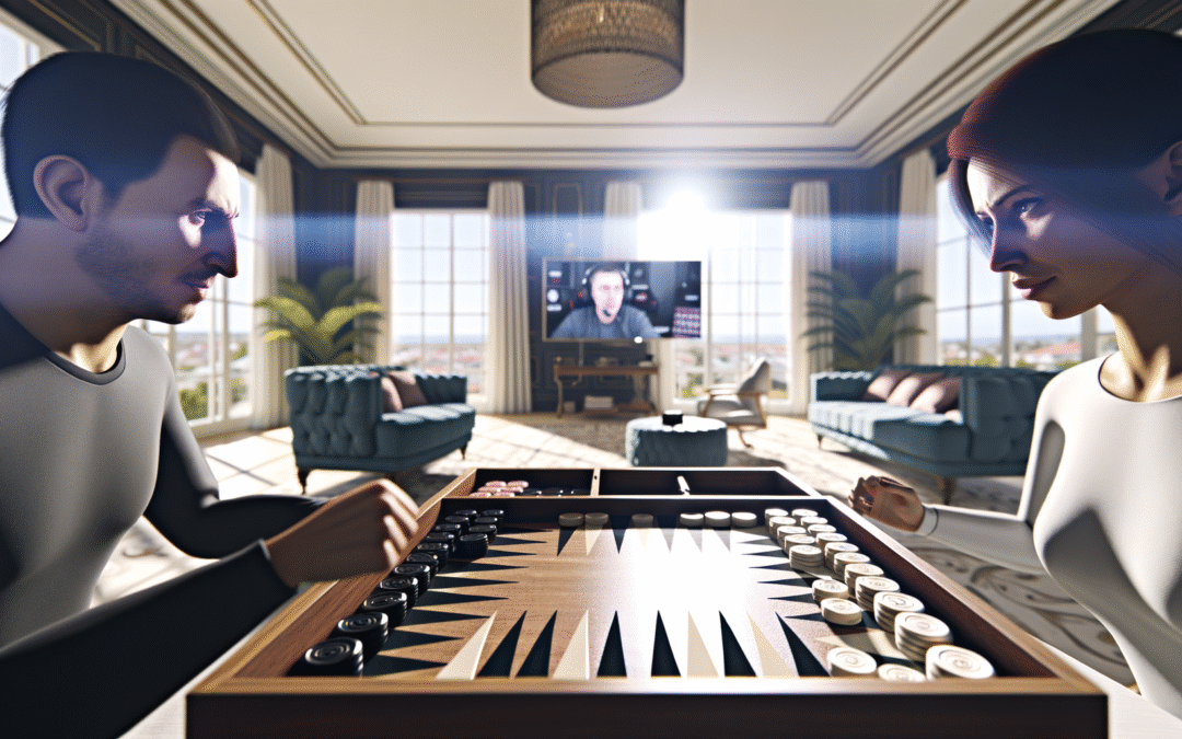 Backgammon pour célèbres streamers