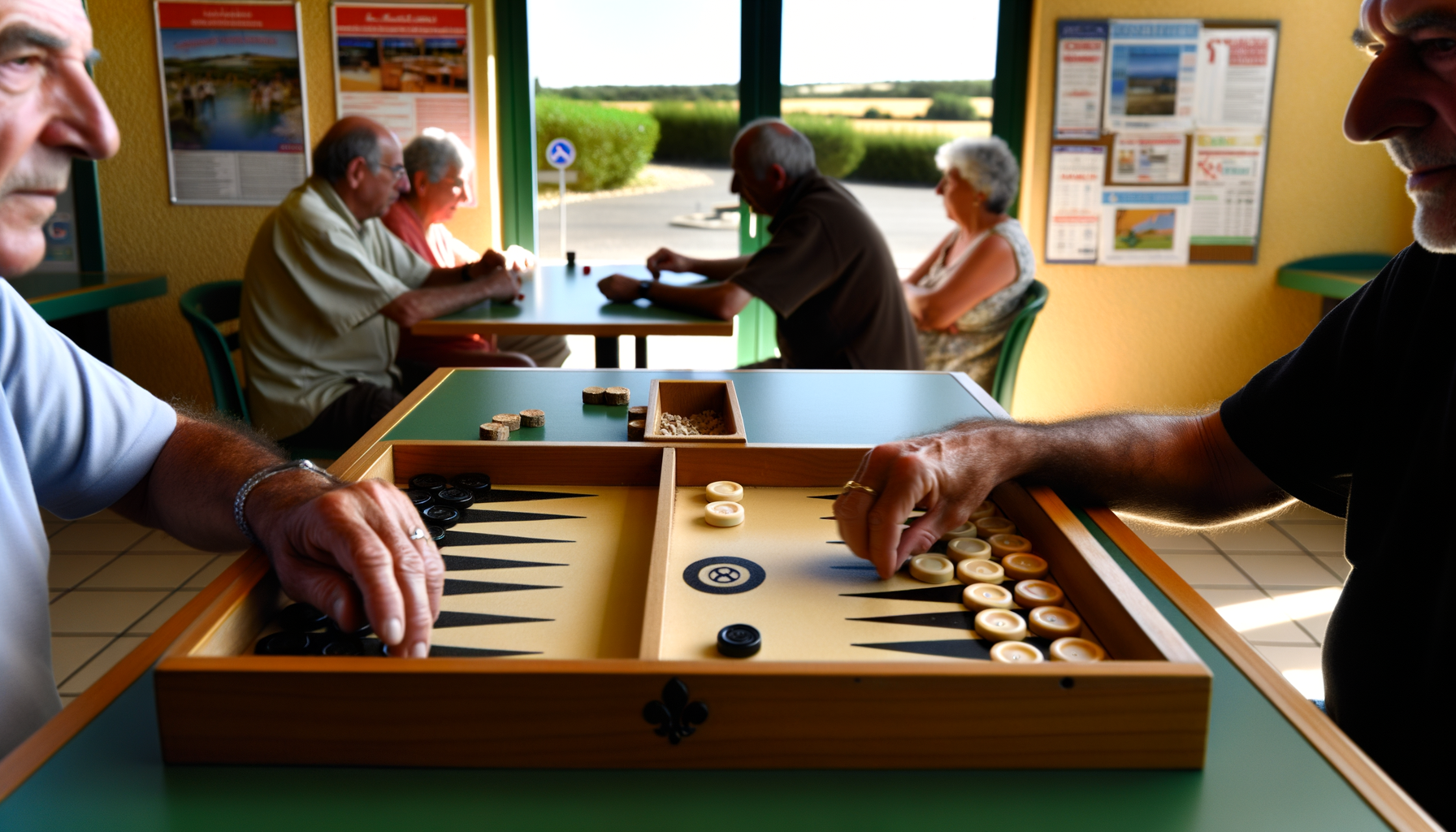 Backgammon pour centres de loisirs - jouer-au-backgammon.com