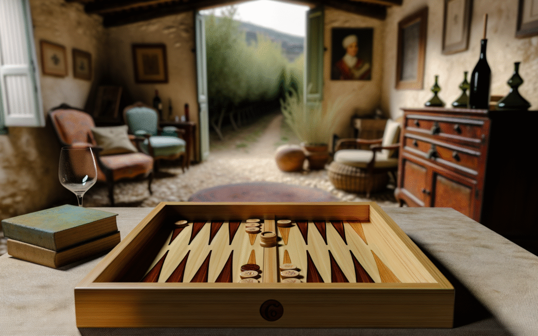 Plateau de Backgammon en Bambou : Élégance et Durabilité