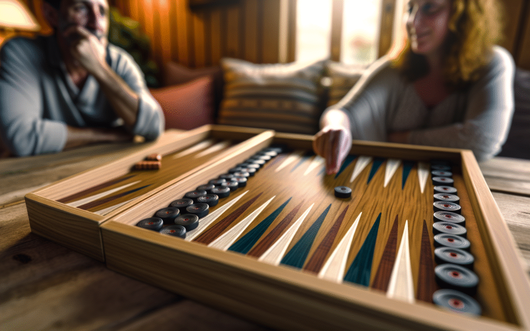 Plateau de Backgammon Fait Main