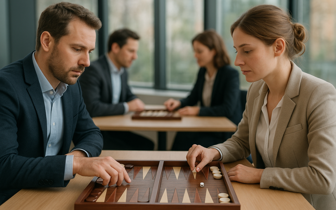 Backgammon compétition en entreprise