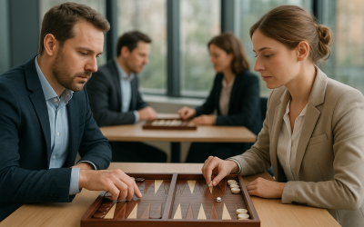 Backgammon compétition en entreprise