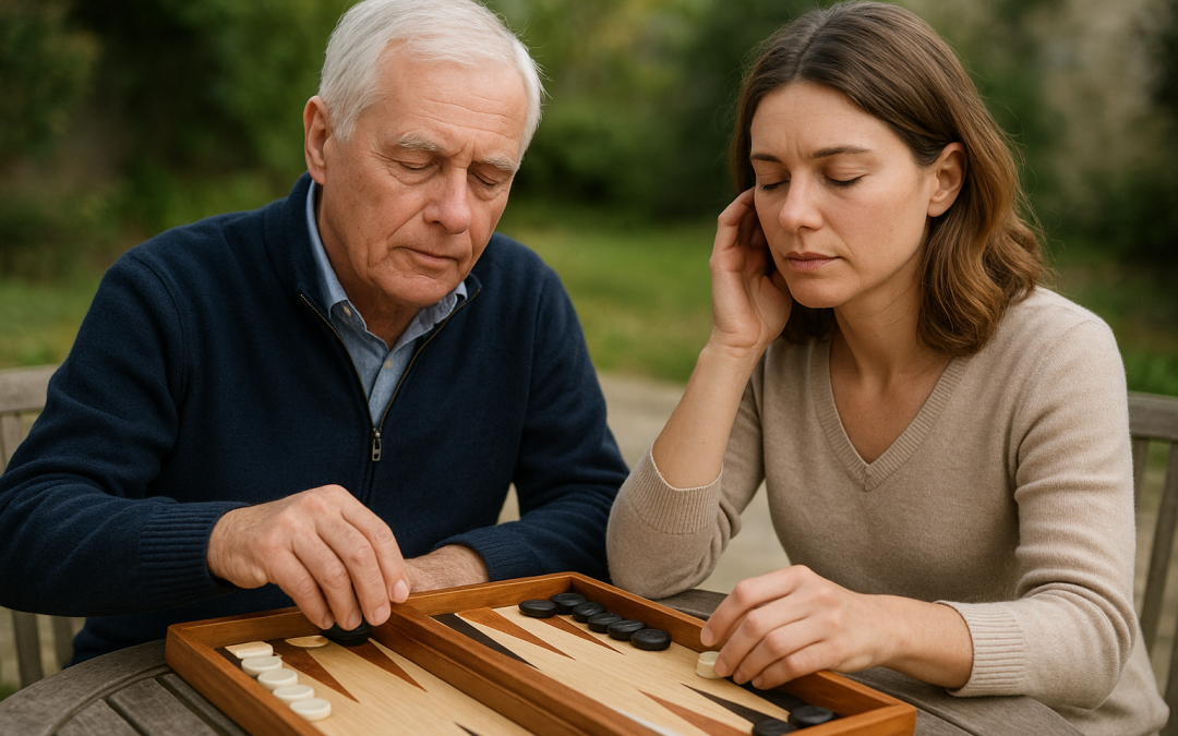 Backgammon pour malvoyants