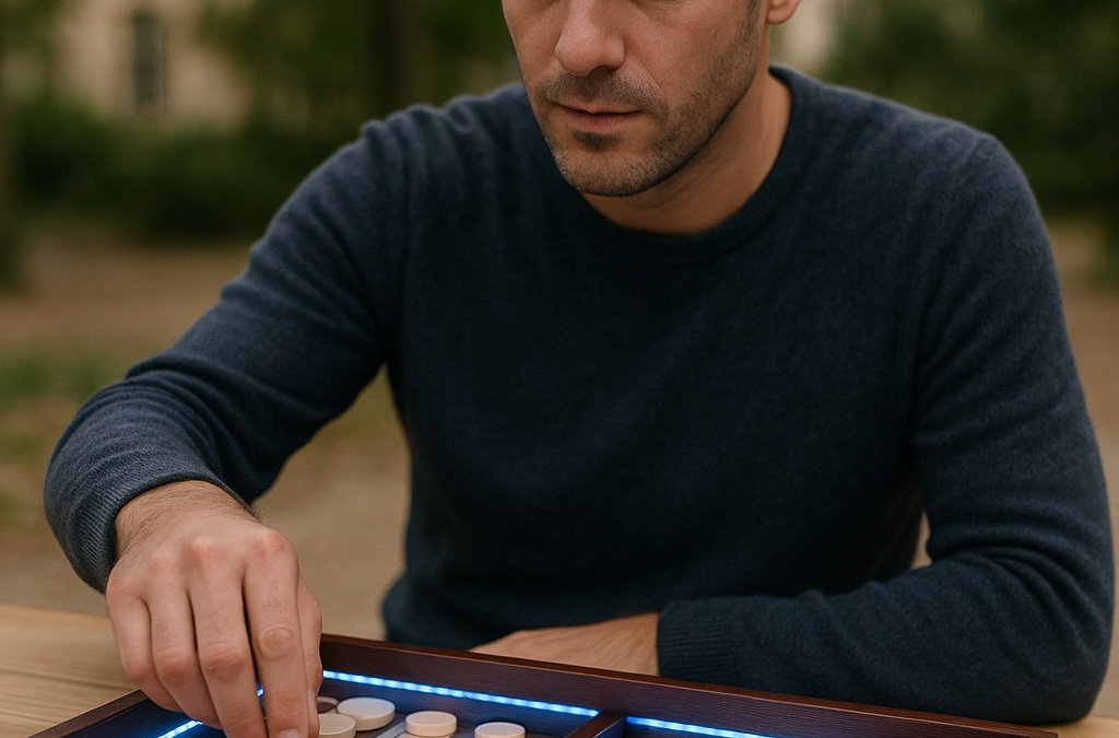 Backgammon Signalisation LED Plateau