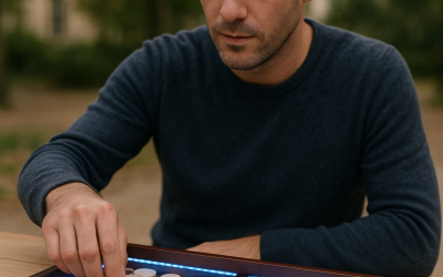 Backgammon Signalisation LED Plateau