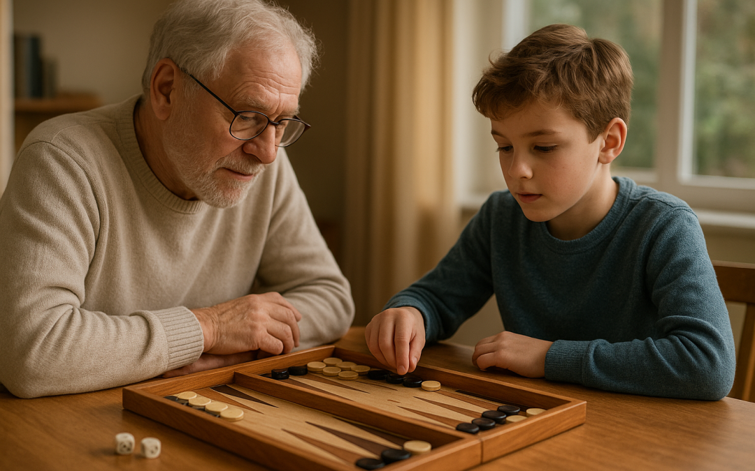 Backgammon : un jeu intergénérationnel