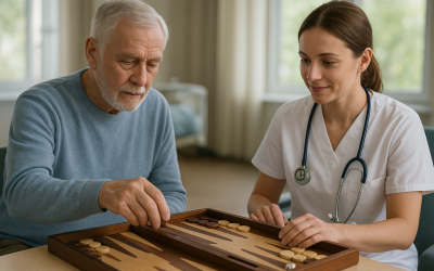 Backgammon pour hôpitaux rééducation
