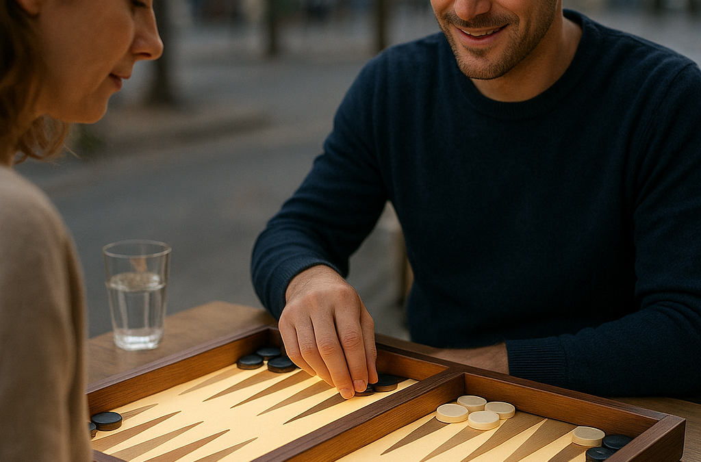 Plateau de backgammon lumineux : un jeu d’exception