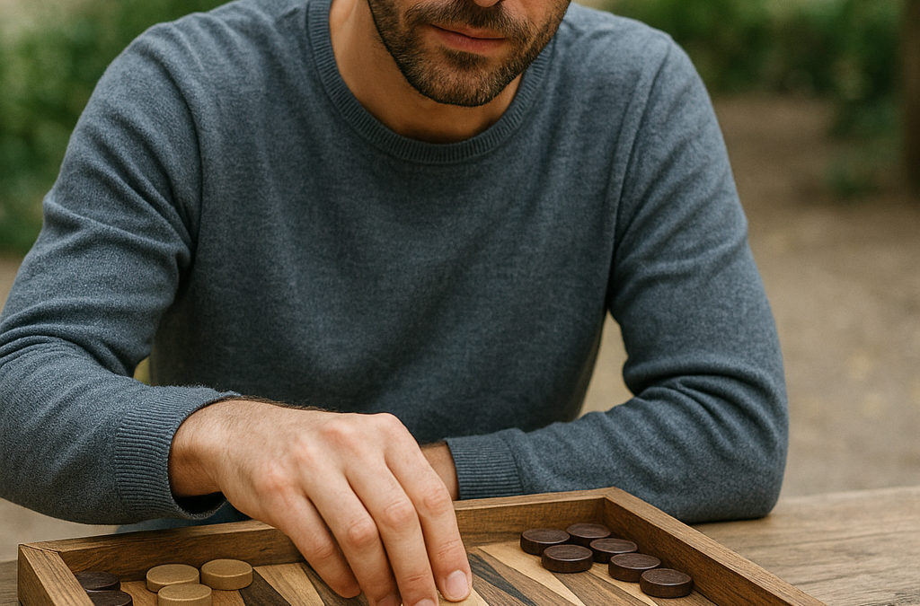 Plateaux de backgammon recyclés