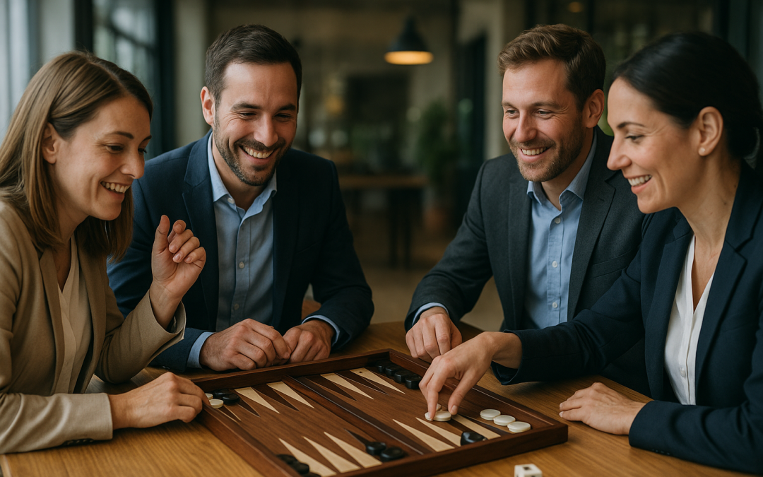 Backgammon pour entreprises team building
