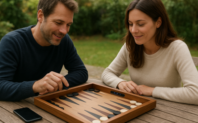 Backgammon connectée en Bluetooth